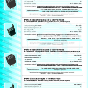 752.3777 Реле 12В