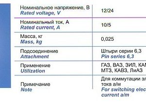 П 147 Переключатель клавишный